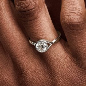 Pandora Infinite 14k White Gold Lab-grown Diamond Ring 0.50 ct TW, 14k white gold