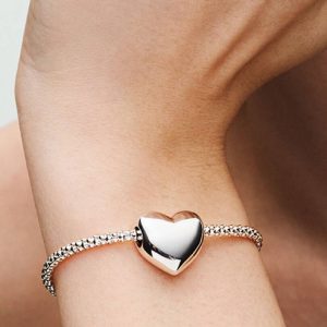 Be Love Engravable Large Heart Charm Sterling silver