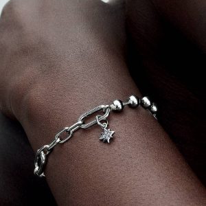 Star Mini Dangle Charm Sterling silver