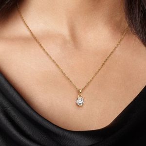 FINAL SALE - Pandora Talisman 14k Gold Lab-grown Diamond Infinity Pendant 0.75 ct TW, 14k gold