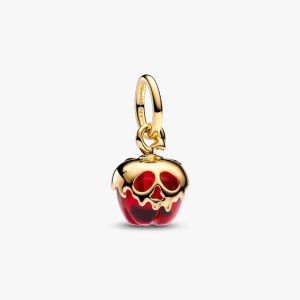 Disney Villains Evil Queen Apple Dangle Charm 14k gold plating
