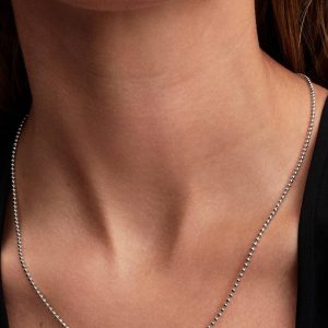 Ball Chain Necklace Sterling silver