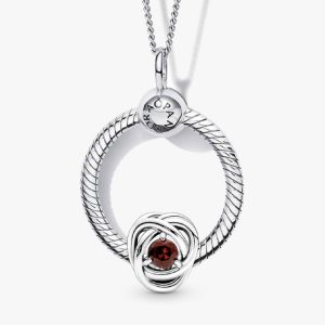 January Birthday Necklace Set 3 Quantity