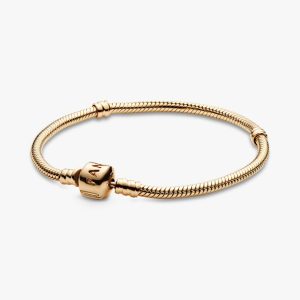 Pandora Moments Snake Chain Bracelet 14k gold