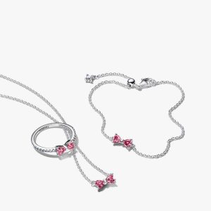 Sparkling Bow Jewelry Set 3 Quantity