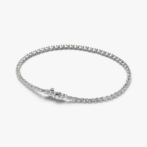 Pandora Era Lab-grown Diamond Tennis Bracelet 1.40 ct TW, 14k white gold