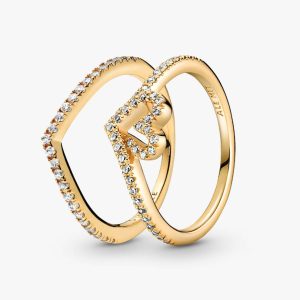 Better Together Wishbone Ring Set 2 Quantity