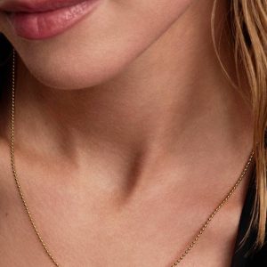 Ball Chain Necklace 14k gold plating