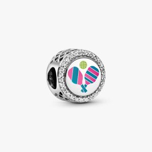 Pickleball Charm Sterling silver