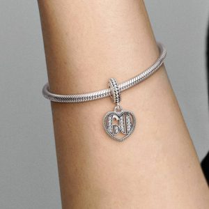 60th Celebration Dangle Charm Sterling silver