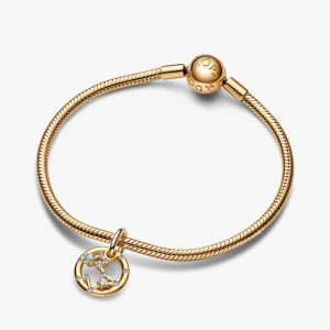 Pisces Zodiac Dangle Charm Bracelet Set 2 Quantity