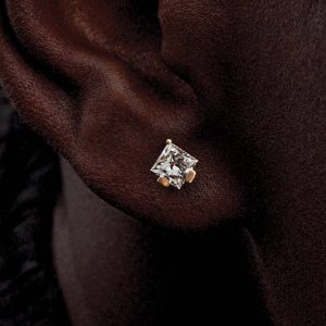 FINAL SALE - Pandora Nova 14k Gold Lab-grown Diamond Earrings 1.00 ct TW, 14k gold