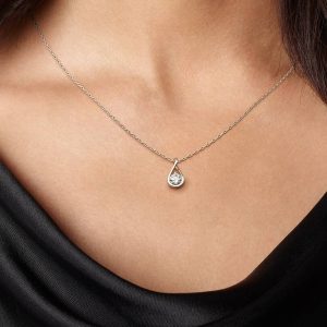 FINAL SALE - Pandora Infinite Sterling Silver Lab-grown Diamond Pendant Necklace 0.50 ct TW, Sterling silver