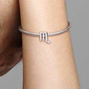 Sparkling Scorpio Zodiac Charm Sterling silver