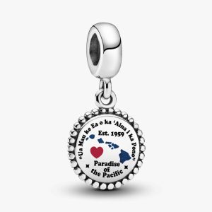 Hawaii Map Dangle Charm