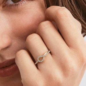 Pandora Infinite Lab-grown Diamond Pav?? Ring 0.19 ct TW, 14k gold