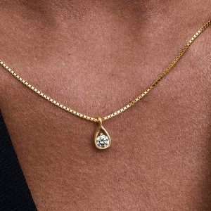 Pandora Infinite 14k Gold Lab-grown Diamond Pendant Necklace 0.25 ct TW, 14k gold