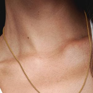 Rolo Chain Necklace 14k gold plating