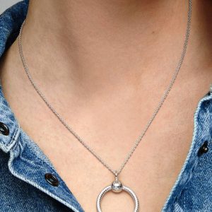 Pandora Moments Small O Pendant Sterling silver