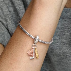 FINAL SALE - Sterling silver, 14k gold plating, 14k rose gold plating