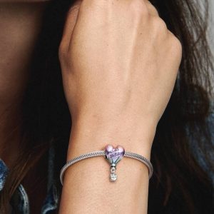 Happy Birthday Hot Air Balloon Charm Sterling silver