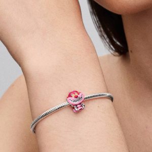 Disney Alice in Wonderland Cheshire Cat Charm Sterling silver