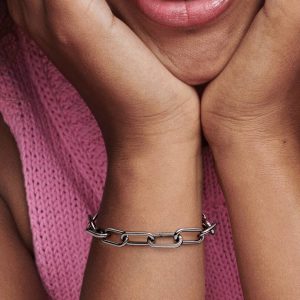 FINAL SALE - Pandora ME Medium-Link Chain Bracelet Ruthenium plating