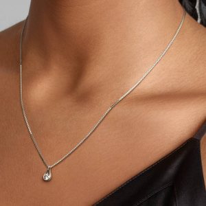 FINAL SALE - Pandora Infinite 14k White Gold Lab-grown Diamond Pendant Necklace 0.25 ct TW, 14k white gold