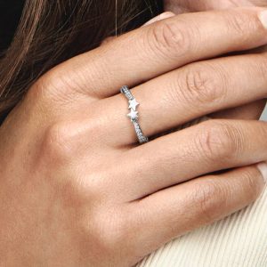 Shooting Stars Sparkling Ring Sterling silver