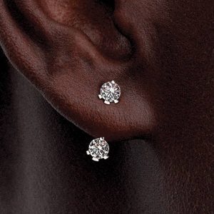 FINAL SALE - Pandora Nova Sterling Silver Lab-grown Diamond Stud Drop Jacket Earrings 1.00 ct TW, Sterling silver