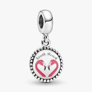 South Beach Flamingo Dangle Charm