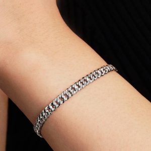 Cuban Chain Bracelet Sterling silver
