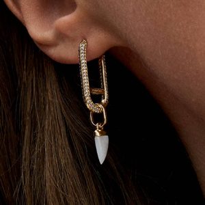 FINAL SALE - Pandora ME Shark Tooth Mini Dangle Charm 14k gold plating