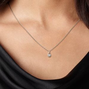 Pandora Infinite Sterling Silver Lab-grown Diamond Pendant Necklace 0.25 ct TW, Sterling silver