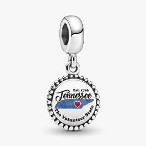 Tennessee Map Dangle Charm