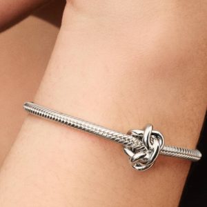 Infinity Knot Charm Sterling silver