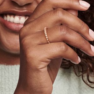 FINAL SALE - Pandora ME Pyramids Ring 14k rose gold plating