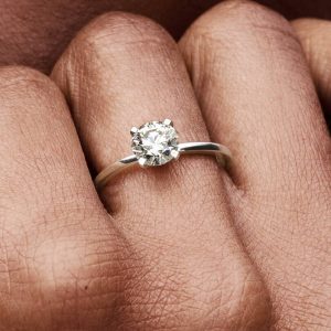 Pandora Era 14k White Gold Lab-grown Diamond Ring 1.00 ct TW, 14k white gold