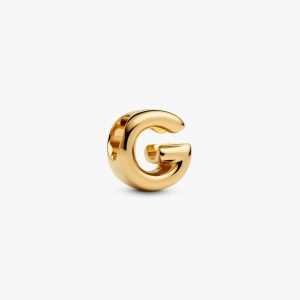 Letter G Alphabet Charm 14k gold plating