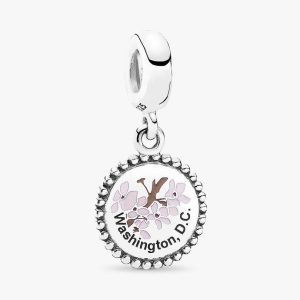Washington, D.C. Cherry Blossom Dangle Charm