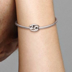 Sparkling Cancer Zodiac Charm Sterling silver
