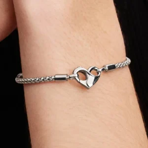 Pandora Moments Studded Chain Bracelet Sterling silver