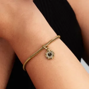 Lucky Chip Dangle Charm 14k gold plating