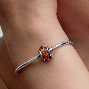 Disney The Lion King Murano Glass Charm Sterling silver