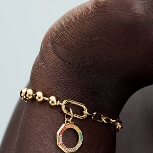 FINAL SALE - Pandora ME Rainbow Medallion Charm 14k gold plating