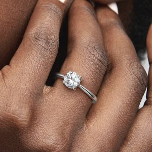 FINAL SALE - Sparkling Solitaire Ring Sterling silver