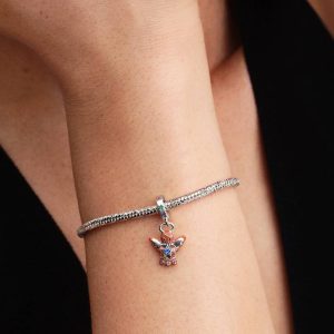 Gingerbread Angel Dangle Charm Sterling silver