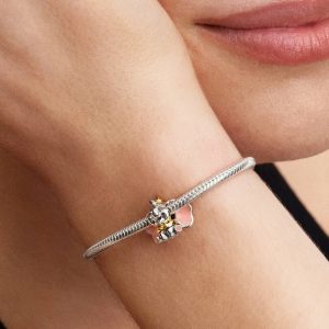 Disney Dumbo Charm Sterling silver, 14k gold plating