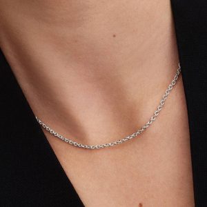 Cable Chain Necklace Sterling silver