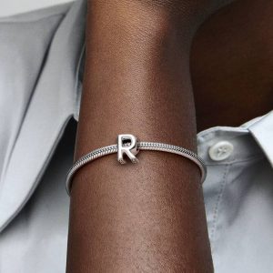Letter R Alphabet Charm Sterling silver